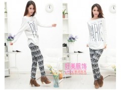 加絨加厚雪花打底褲批發(fā)指南 保暖褲市場分析與選購策略